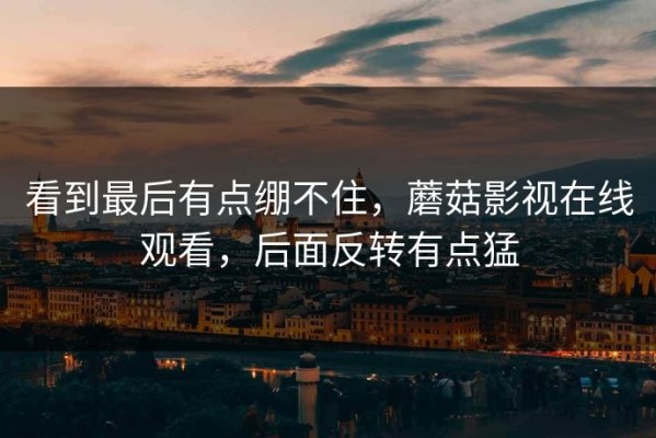 看到最后有点绷不住，蘑菇影视在线观看，后面反转有点猛