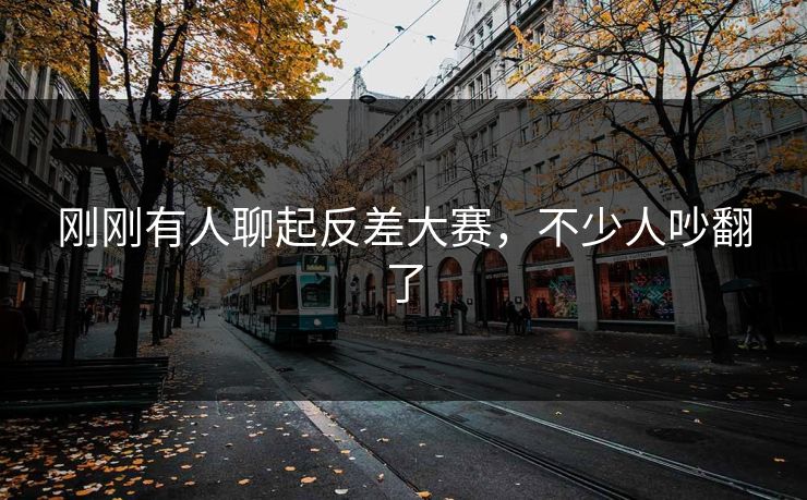 刚刚有人聊起反差大赛，不少人吵翻了